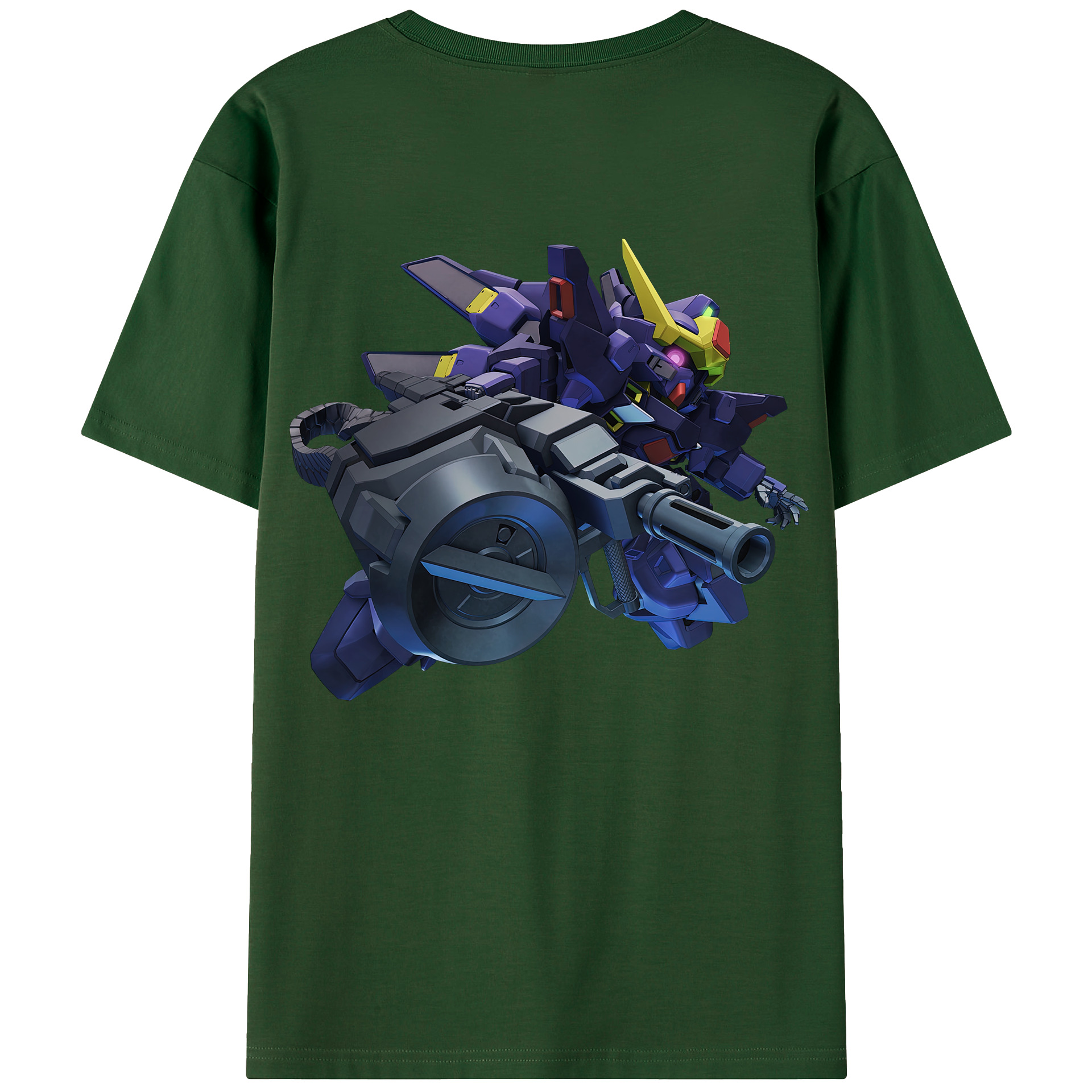 （画像用） 機動戦士ガンダム Mobile Suit Gundam 綿100％半袖Tシャツ（背面プリント）